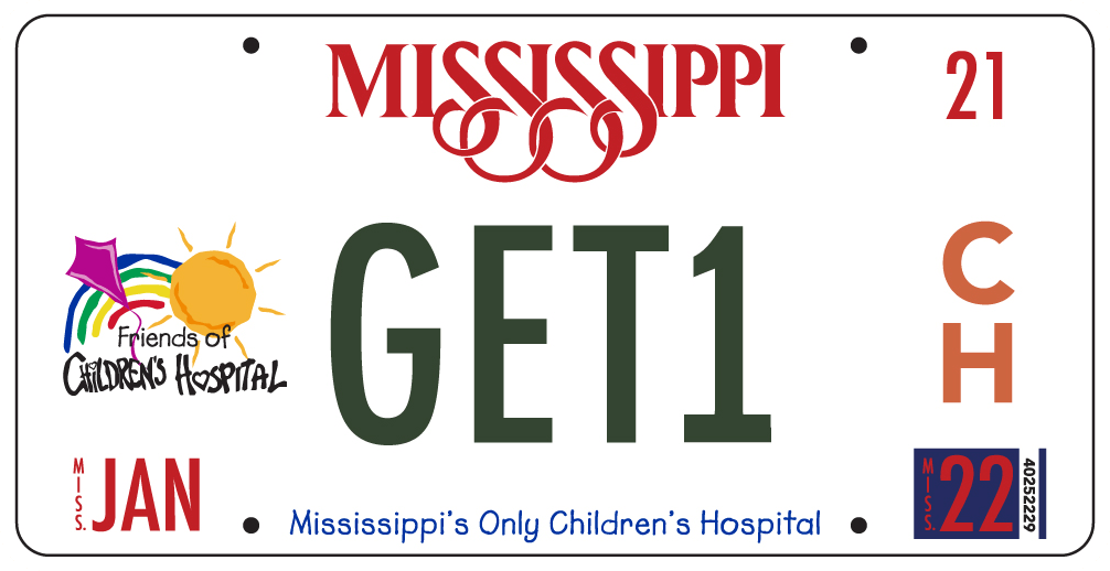 Friends of Children's Hospital Car Tag